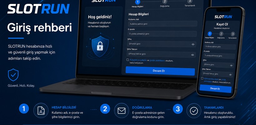 Slotrun Giriş Nasıl Yapılır — Kapak Görseli
